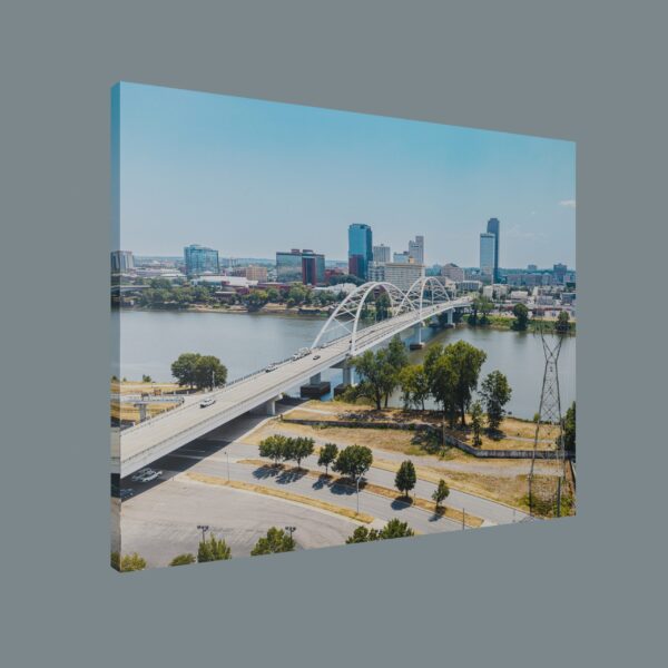 Broadway Bridge Little Rock AR – 10"x8" Canvas